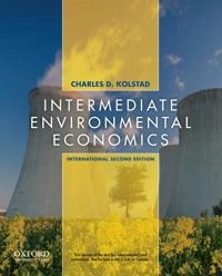 Intermediate environmental economics; Charles D. Kolstad; 2011