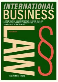 International Business Law; Bjarke Tinten, Trine Lyneborg Krohn Schaldemose, Lotte Mohr Dupont-Mersing, Jane Haunstrup Bregner Carlsen, Lene Husted Frandsen; 2020