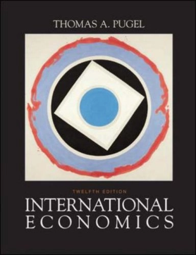 International economics; Thomas A. Pugel; 2004