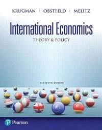 International economics : theory & policy; Paul R. Krugman; 2018