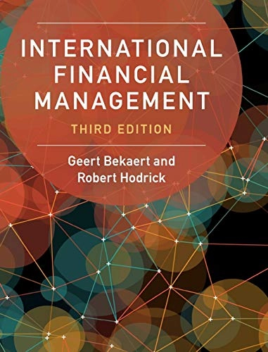 International Financial Management; Geert Bekaert; 2017
