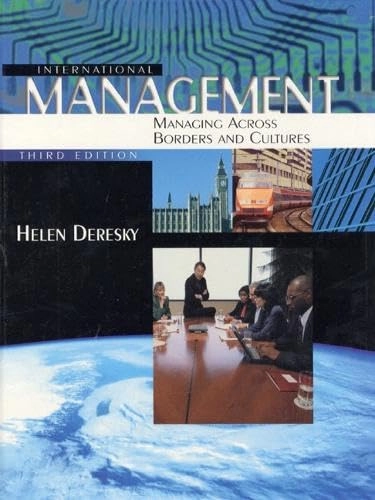 International management : managing across borders and cultures; Helen Deresky; 2000