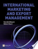 International marketing and export management; Gerald S. Albaum; 2008