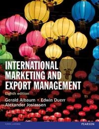 International marketing and export management; Gerald Albaum; 2016