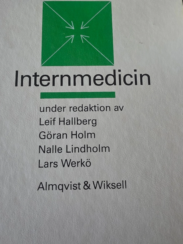 Internmedicin; Hasse Abrahamsson, Leif Hallberg, Jonas Ahlin; 1991