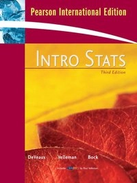 Intro stats; Richard D. De Veaux; 2009