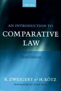 Introduction to comparative law; Konrad Zweigert; 1998