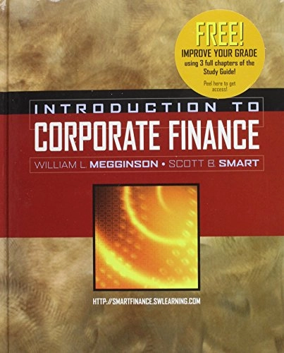 Introduction to Corporate Finance; illiam Megginson; 2006