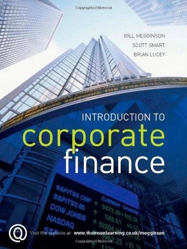 Introduction to Corporate Finance; Brian Lucey; 2008