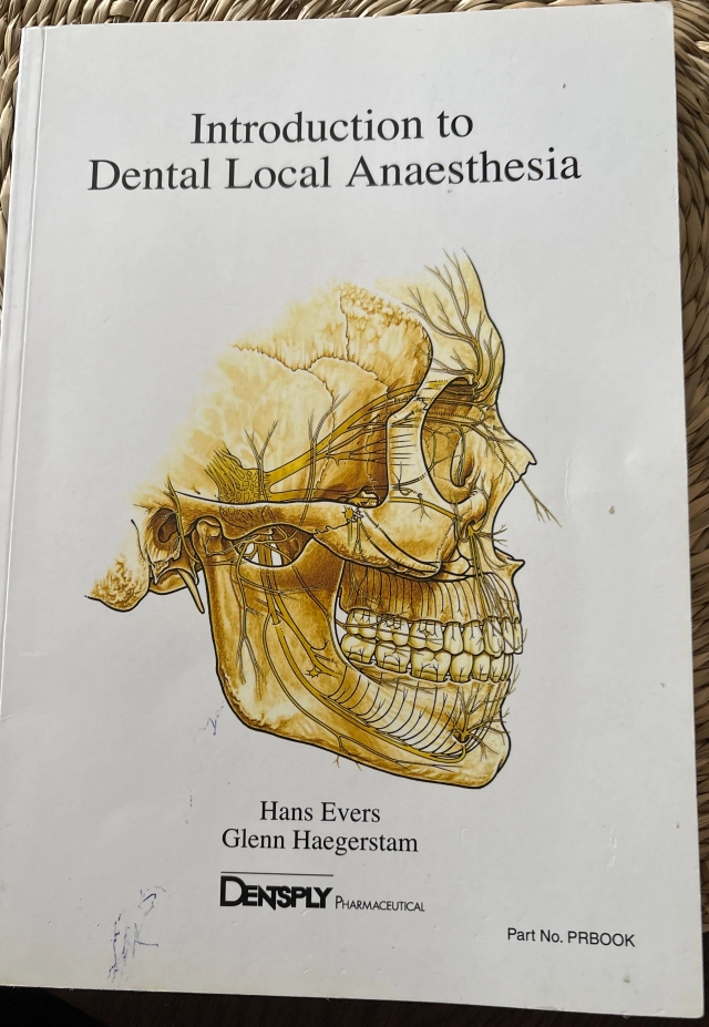 Introduction to dental lokal anestesi; Hans Evers Glenn Haegerstam; 1990