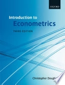 Introduction to econometrics; Christopher Dougherty; 2007