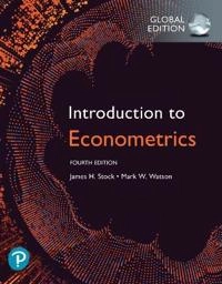 Introduction to Econometrics, Global Edition + MyLab Economics with Pearson eText (Package); James Stock, Mark Watson; 2019