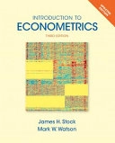 Introduction to Econometrics, Updated Edition; James Stock, Mark Watson; 2014