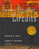 Introduction to electric circuits; Richard C. Dorf; 1999