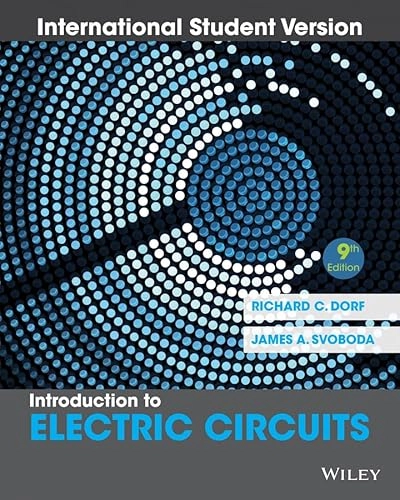 Introduction to electric circuits; Richard C. Dorf; 2014