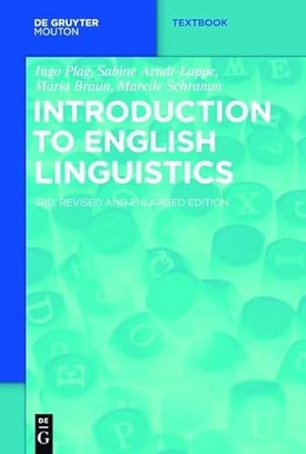 Introduction to english linguistics; Ingo Plag; 2015