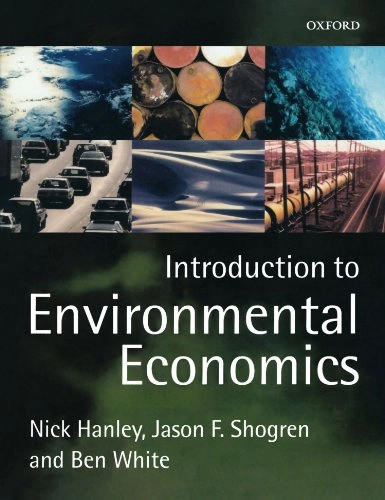 Introduction to environmental economics; Nick Hanley; 2001