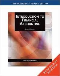 Introduction to Financial Accounting; Curtis L. Norton; 2009