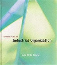 Introduction to industrial organization; Luís M. B Cabral; 2000