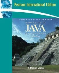 Introduction to Java programming : comprehensive version; Y. Daniel Liang; 2009