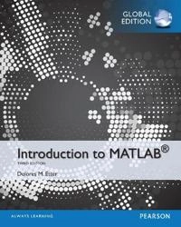 Introduction to MATLAB; Etter; 2015