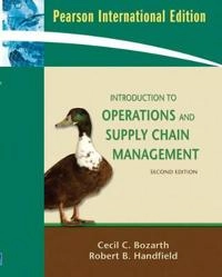 Introduction to operations and supply chain management; Cecil C. Bozarth; 2008