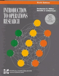Introduction to operations research; Frederick S. Hillier; 1995