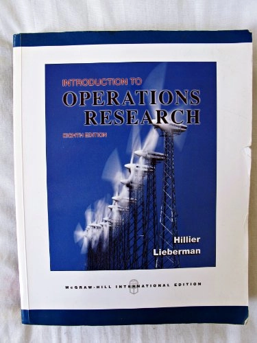 Introduction to operations research; Frederick S. Hillier; 2005