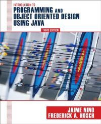 Introduction to Programming and Object-Oriented Design Using Java; Jaime Niùo; 2008