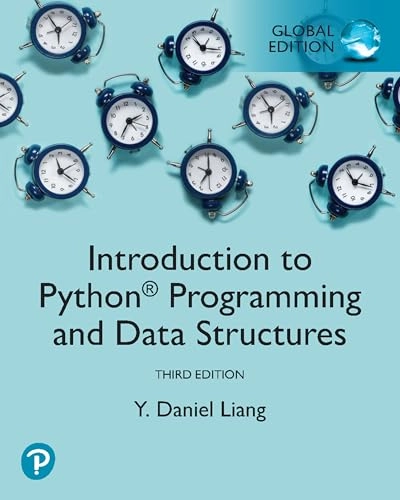 Introduction to python programming and data structures; Y. Daniel Liang; 2023