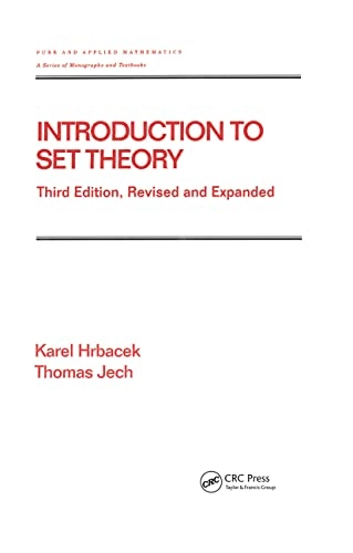 Introduction to set theory; Karel Hrbacek; 1999