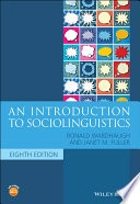 Introduction to Sociolinguistics; Janet M Fuller, Ronald Wardhaugh; 2021