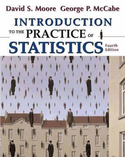 Introduction to the practice of statistics; David S. Moore; 1999