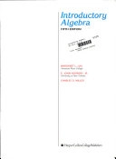 Introductory Algebra; Lial; 1998