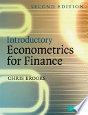 Introductory econometrics for finance; Chris Brooks; 2008