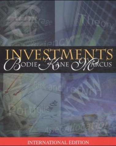 Investments ; Zvi Bodie; 2002