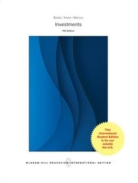 Investments; Zvi Bodie; 2018