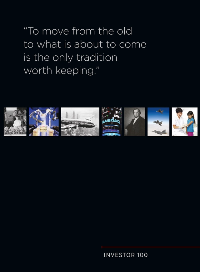 Investor 100 years - "To move from the old to what is about to come is the only tradition worth keeping"; Ronald Fagerfjäll; 2016