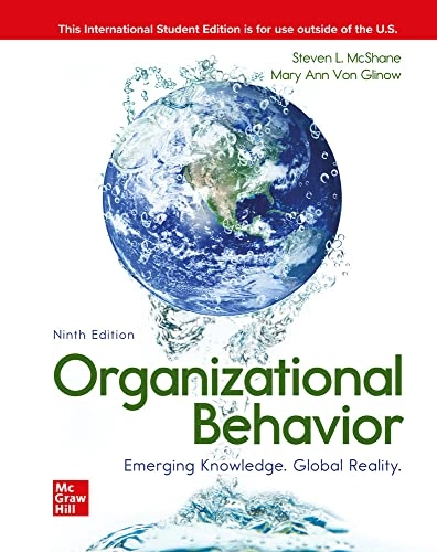 ISE Organizational Behavior; Steven McShane; 2020