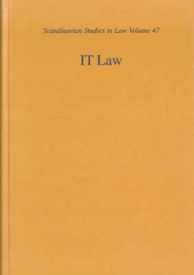 IT Law; Peter Wahlgren, Sandinavian Institute for Scandinavian Law; 2004