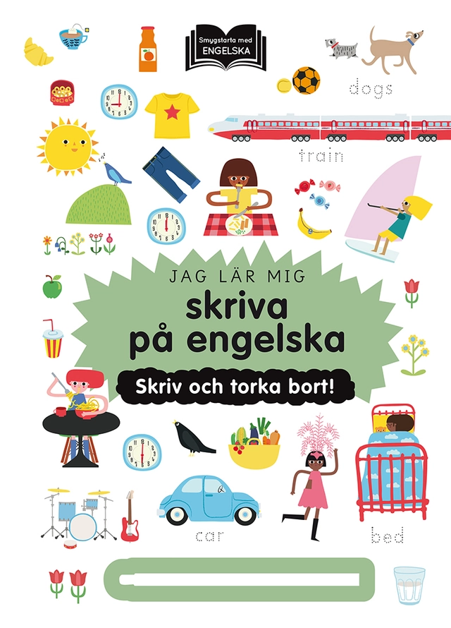 Jag lär mig skriva på engelska; Sue Downing, Marie Helleday Ekwurtzel; 2021