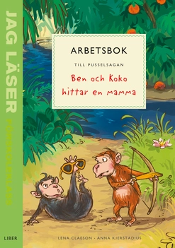 Jag läser - förskoleklass - arbetsbok till pusselsagan Ben och Koko hittar en mamma; Martin Widmark; 2010