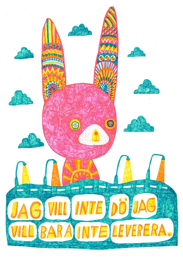 Jag vill inte dö, jag vill bara inte leverera; Sara Granér; 2015