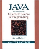 Java : an introduction to computer science and programming; Walter J. Savitch; 2001