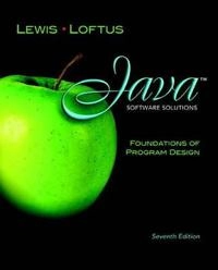 Java software solutions : foundations of program design; John Lewis; 2012