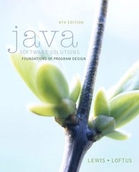 Java software solutions : foundations of program design; John Lewis; 2015