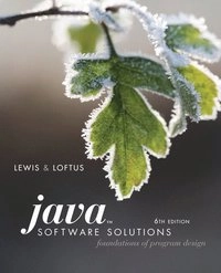 Java software solutions : foundations of program design; John Lewis; 2008