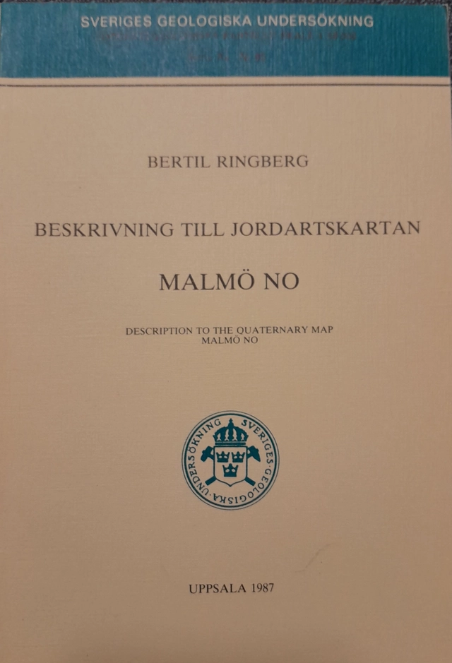 Jordartskartan [Kartografiskt material]; Sveriges geologiska undersökning; 1987