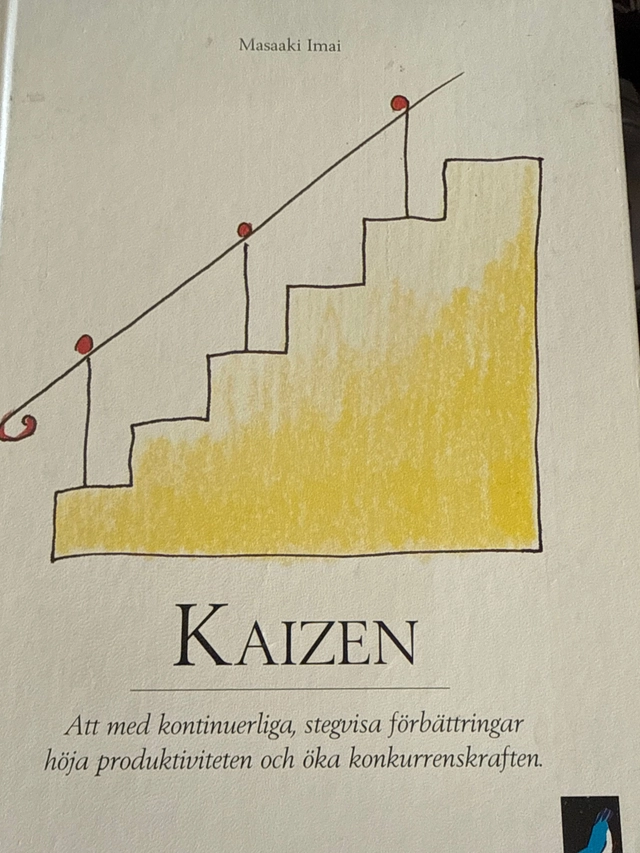 Kaizen : att med kontinuerliga, stegvisa förbättringar höja produktiviteten och öka konkurrenskraften; Masaaki Imai; 1991