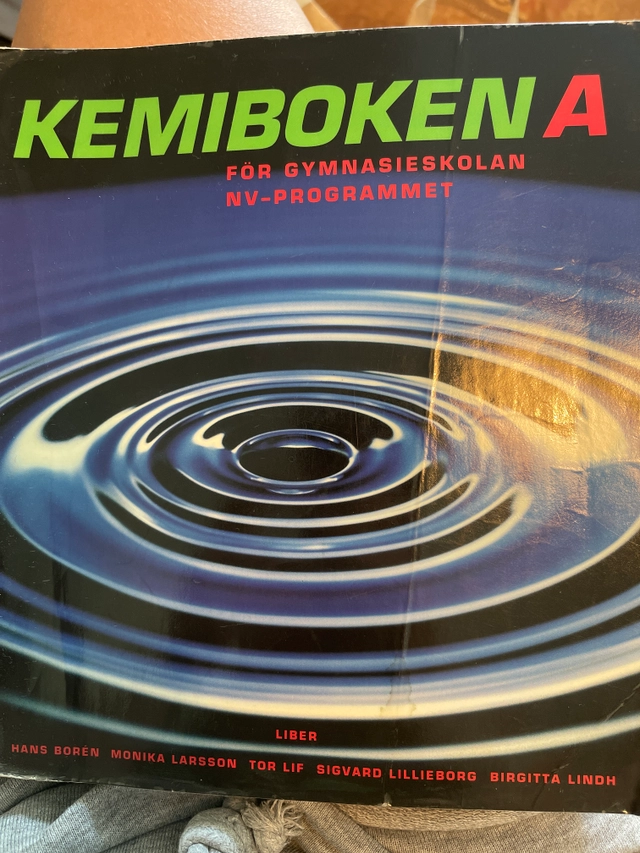 Keminboken A - för gymnasieskolan NV-programmet ; Borén, Larsson, Lif, Lillieborg, Lindh; 1997